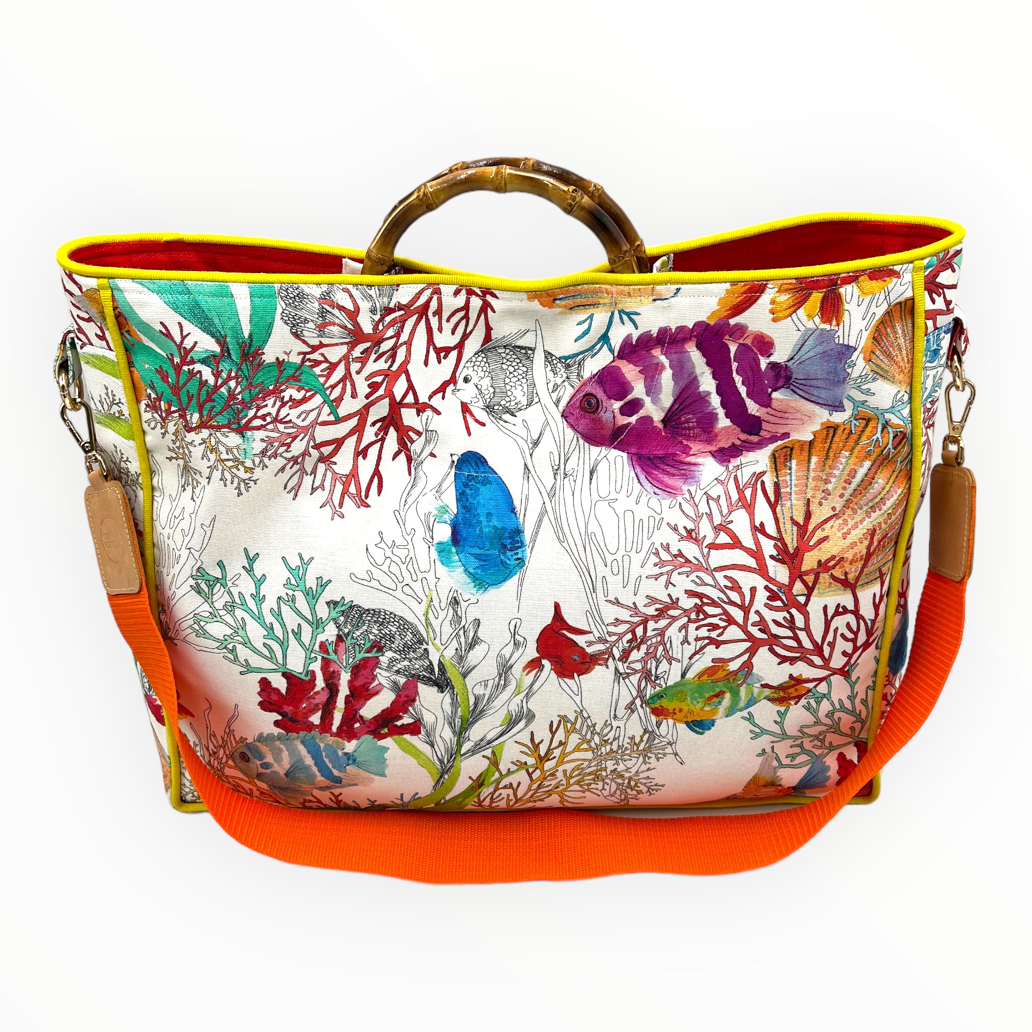 Coral hotsell tote bag